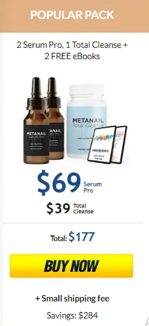 Metanail Serum Pro three bottles order